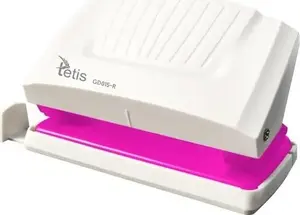 Дырокол Tetis GD015-R — вместимость 12 листов, розовый