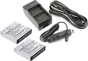 Battery kit Cameron Sino SB7528 — Charger and 2× AZ13-1 batteries for Xiaomi Yi action camera