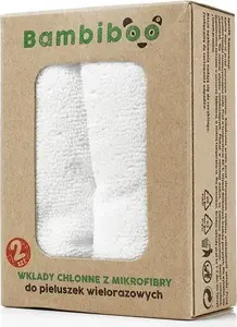 Впитывающие вкладыши для подгузников из микрофибры GreenBlue BAMBIBOO, 2 шт