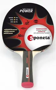 Galda tenisa rakete Sponeta Power SPO199-132 — vienpusēja, gatava spēlei