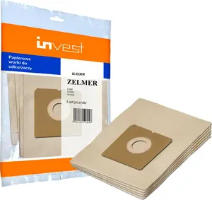 Paper Vacuum Bags Dumel for Zelmer Edek Tadek Radek (compatible) – pack compatible with models