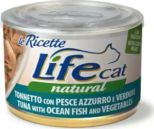 Kaķu barība konservēta Life Pet Care LIFE CAT 150 g — tuncis un okeāna zivis, LA RICETTE