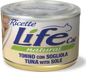 Консервы для кошек Life Pet Care LIFE CAT 150 г — тунец с камбалой (влажный корм)