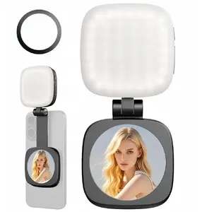 LED papildapgaismojums ar magnētisku MagSafe telefona stiprinājumu MichaelMarinelli C140 — melns