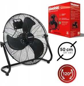 Grīdas gaisa cirkulators Webber 50 cm (05FF500-A) — liels kluss ventilators