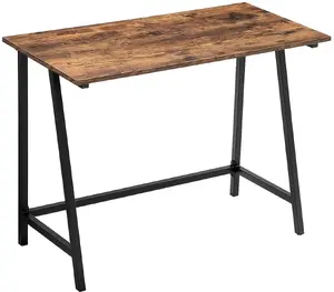 Rakstāmgaldiņš Hurtel Brązowe 100 x 50 cm, kompakts taisnstūrveida virsmas galds
