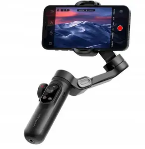3-asu viedtālruņa gimbals Hohem SMART X PRO — AI izsekošana, žestu vadība