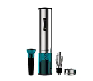 Cecotec 02310 corkscrew Electric wine opener Blue, Stainless steel