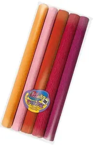 Paper roll ASTRA art-pap mini 25x200 cm, crepe paper in 5 red shades