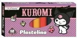 Пластилин Bertus Plastelina — 12 цветов, дизайн Kuromi