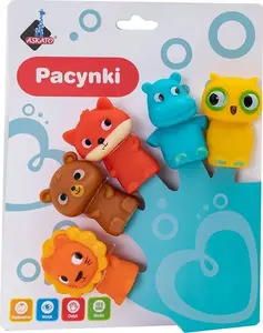 Пальчиковые куклы ASKATO Pacynki na palce - Zwierzątka набор детских театральных кукол