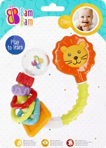 Погремушка Bambam Lwiatko 15×20×4 см — Bambam модель B450L