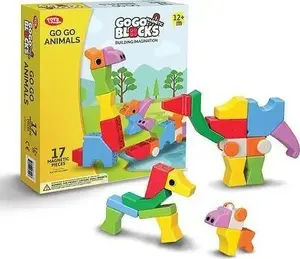 Магнитные кубики TEKA Zoo 17 шт. — детский конструктор