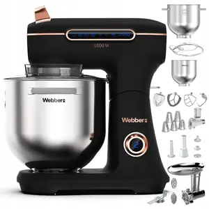 Planetary Kitchen Robot Webber XEF900 1800W, 7L Bowl, Multifunction Mixer