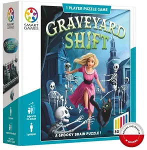 Galda spēle IUVI Games Graveyard Shift (angļu izdevums) — loģikas spēle vienam vai vairākiem spēlētājiem