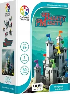 Galda spēle IUVI Games Baszty i Maszty (poļu izdevums) — ģimenes stratēģijas spēle ar kārtīm un laukumiem