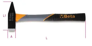 Hammer Beta Tools 1370T/500 500 g metal head with plastic handle 320 mm