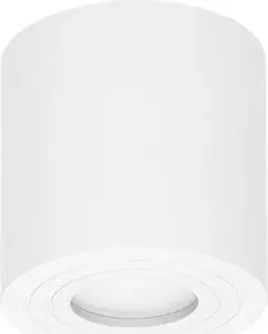 Griestu lukturis ORNO MEGY DLR GU10 max 50W, IP54, apaļš balts alumīnijs AD-OD-6144WGU10