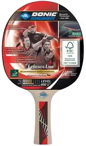 Donic Schildkröt Legends 600 table tennis equipment Red, Wood