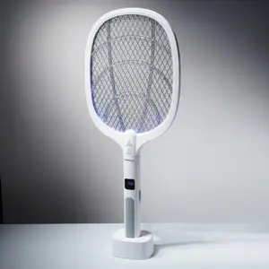 Electric insect swatter Tiross TS-2296, rechargeable handheld bug zapper