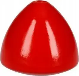 COMANDANTE Standard Knob wooden replacement handle, red — model 1537