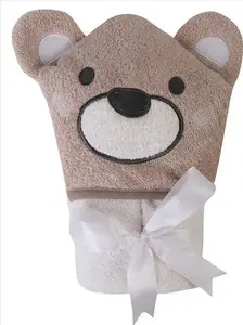 Bath wrap BabyMatex Jimmy — hooded baby bath towel, cotton blend