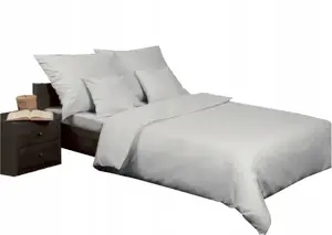 Multitex Poś.sat.jednobar.KG (220x200-1,70x80-2) bedding set — single-color, fitted sheet 220x200 cm, pillowcases 70x80 cm
