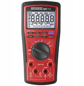 Multimeter FLUKE BENNING MM 7-2 digital with accessories
