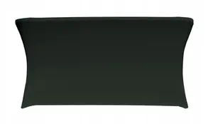 Table cover for rectangular table Verlo V-P180-K 182.9 cm length black