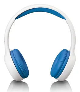 Lenco HP-010BU наушники/гарнитура Проводная Оголовье Музыка Синий, Белый