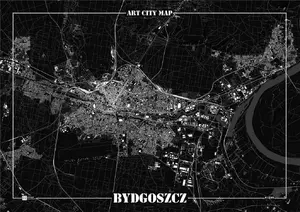 Poster ART MAP Art-Map Plakat dekoracyjny - Bydgoszcz by ART MAP, MPN 376106