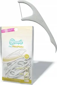 Zobu diega nūjiņas Cleanpik D.CLEANPIK EASY FLOSSPICKS A_50 — iepakojums 50 gab.