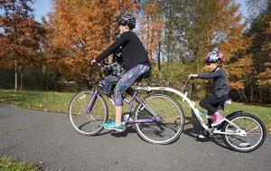 WeeRide Kazam Link zils — bērnu piekabe/velosipēda pievienojums