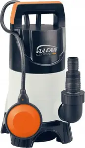 Iekšūdens (iegremdējams) netīrā ūdens sūknis VULCAN VPB750 750 W, maksimālais spiediens 9 m, plūsma 7 m³/h