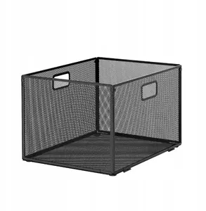 Desk organizer basket Jan Nowak — wide metal tray for stationery and documents