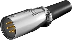 Goobay Microphone Plug, XLR male (5-pin)