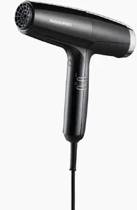 Fēns BaByliss PRO Falco BAB8550E Silver — profesionāls salons fēns, kompakts rokas ierīce