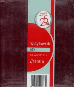 Card holder Antra Wizytownik 64 two-compartment 610 brown (233388)
