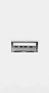 Wall module ORNO NOEN USB with USB charger 5V DC 2.1A, modular insert 22.5×45 mm, white