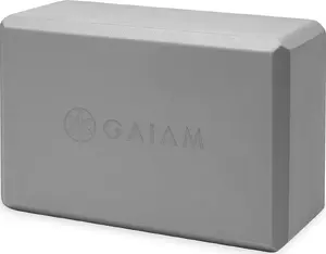 Yoga block Gaiam 61350 — foam support block, grey