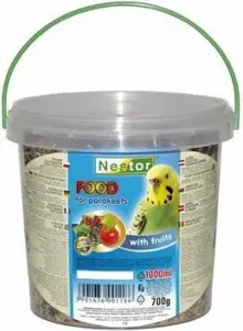 Корм для мелких попугаев Nestor 1 л в ведерке