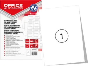 Label sheets office products A4 199.6×289.1 mm white 100 sheets