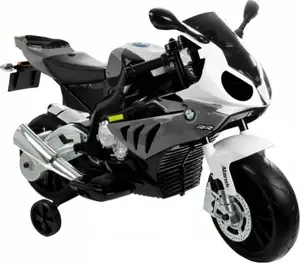 Детский электромотоцикл LEAN Sport BMW S1000RR, серебристый, на аккумуляторе