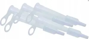 Applicator for cartridges Tytan, pack of 5 transparent nozzles — SIL APL TR