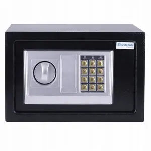 Safe Donau TECH 310x200x200 mm, manual-digital lock, black