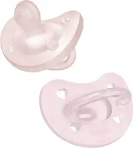 Knupis CHICCO Soft Pink 2–6 mēn., komplekts 2 gab.