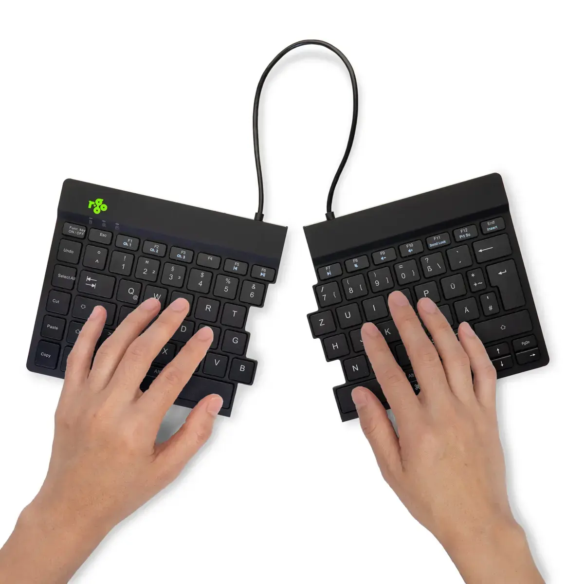 R-Go Tools R-Go Split keyboard RGOSBDEWLBL Photo 5