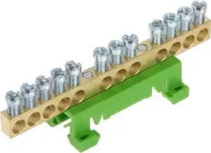 Mounting rail connector Simet LP-870S-12 for DIN TS35 — connection strip