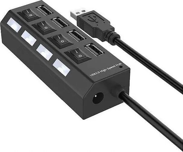 USB koncentrators RoGer sadalītājs 4 x