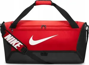Спортивная сумка NIKE Brasilia 9.5, модель DH7710-657, красная, объем 9.5 л